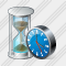 Sand Glass Clock Icon