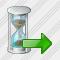 Sand Glass Export Icon