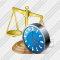 Scales Clock Icon