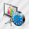 Screen Clock Icon