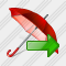 Umbrella Export Icon