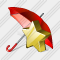 Umbrella Favorite Icon