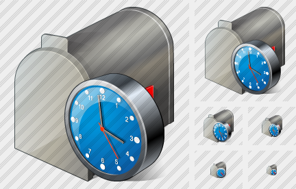 Icone Mail Box Clock