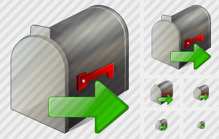 Icone Mail Box Export