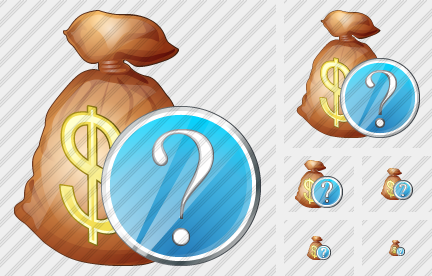 Money Bag Question Icon