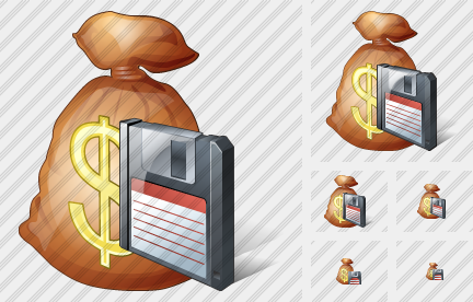 Money Bag Save Icon