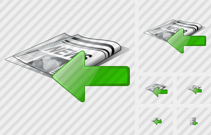 Newspaper Import Icon