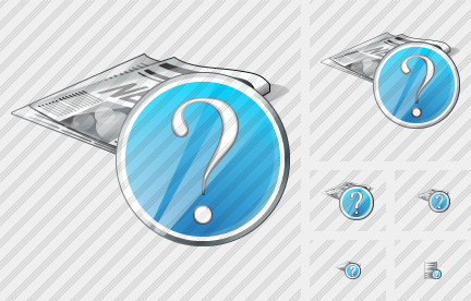 Newspaper Question Icon