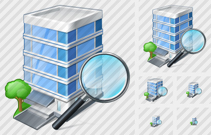 Office Building Search 2 Icon