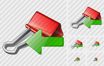 Paper Clip Import Icon