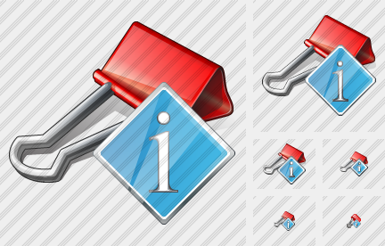 Paper Clip Info Icon