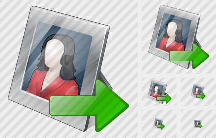 Photo Frame Export Icon