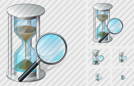 Sand Glass Search 2 Icon