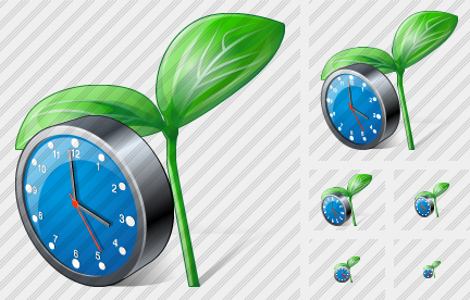 Sprouts Clock Icon