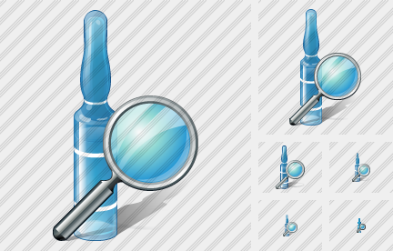 Ampoule Search Icon