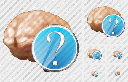 Brain Question Icon