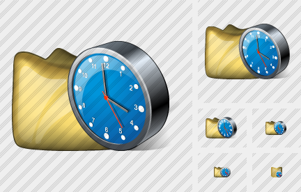 Crown Clock Icon