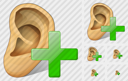 Ear Add Icon