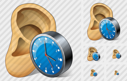 Ear Clock Icon