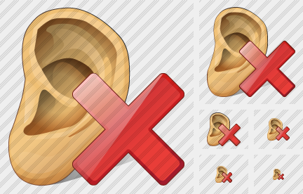 Ear Delete Icon