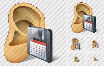 Ear Save Icon