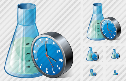 Icone Flask Clock