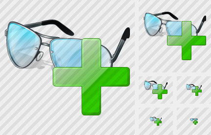 Glasses Add Icon