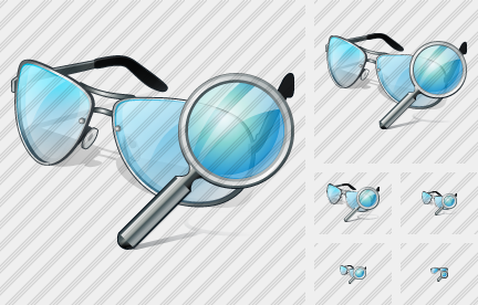 Glasses Search Icon