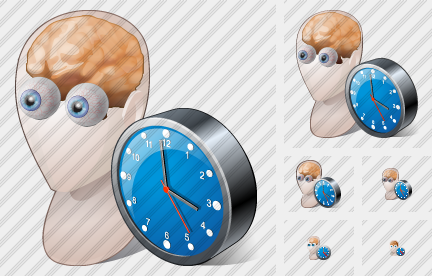 Head3 Clock Icon