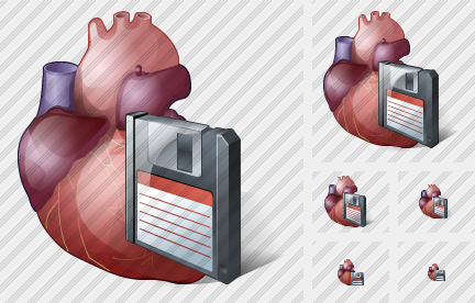Heart Save Icon