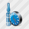 Ampoule Clock Icon