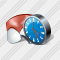 Broken Tooth Clock Icon