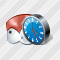 Caries Tooth Clock Icon