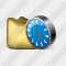 Crown Clock Icon