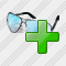 Glasses Add Icon