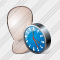 Head Clock Icon