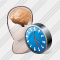 Head 2 Clock Icon