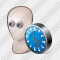 Head 4 Clock Icon