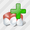 Rotated Tooth Add Icon