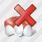Rotated Tooth Delete Icon