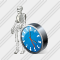 Skeleton Clock Icon