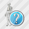 Skeleton Question Icon