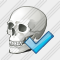 Skull Ok Icon