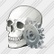 Skull Settings Icon