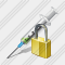 Syringe Locked Icon