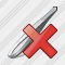 Tweezers Delete Icon