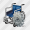 Wheel Chair Settings Icon