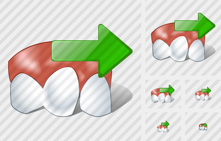 Icone Rotated Tooth Export