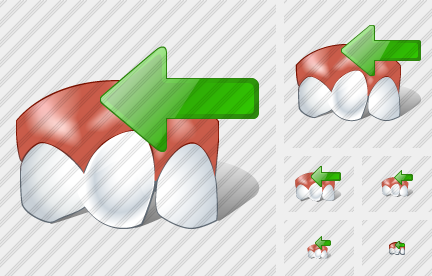 Rotated Tooth Import Icon