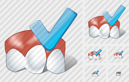 Rotated Tooth Ok Icon